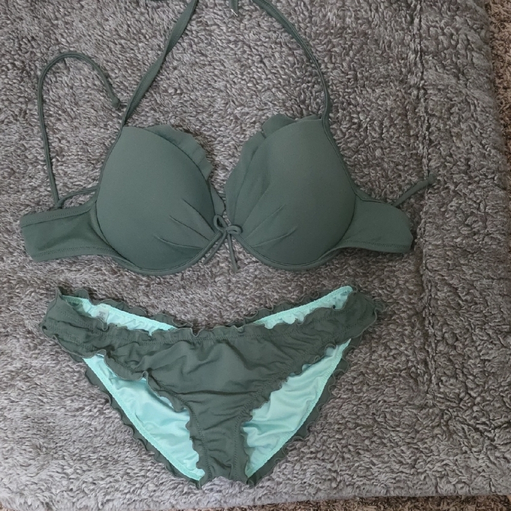 Victoria's Secret Sage Green Bikini